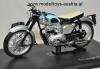 Triumph Bonneville 1959 light blue / silver 1:18
