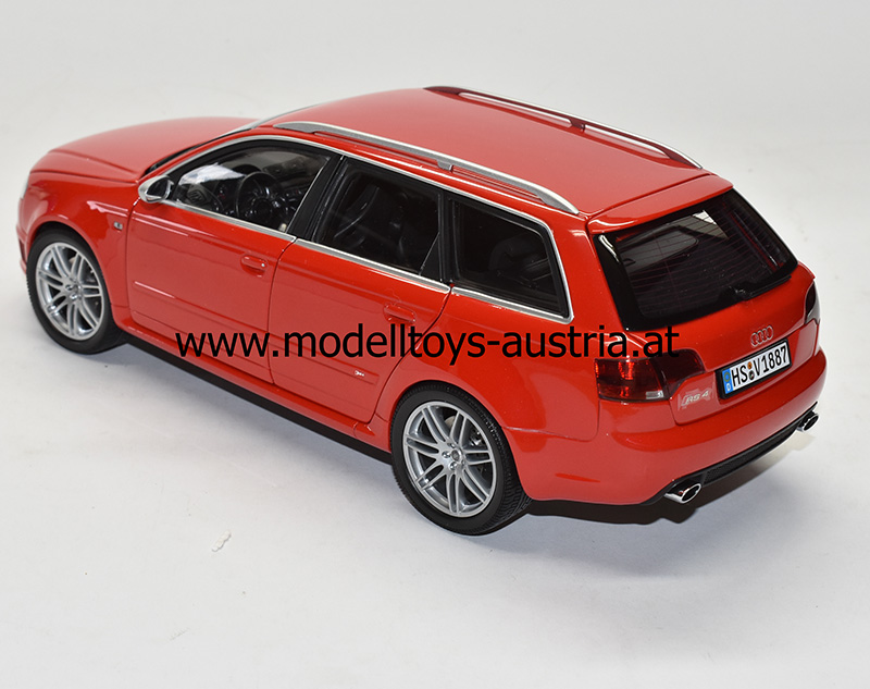 1:18 Audi A4 RS4 B7 Avant Quattro RED EDITION = FAHRBARES MODEL in  Thüringen - Weimar, Modellbau gebraucht kaufen