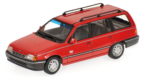 Opel Kadett E Caravan Break 1989 red 1:43, Modelltoys-Austria