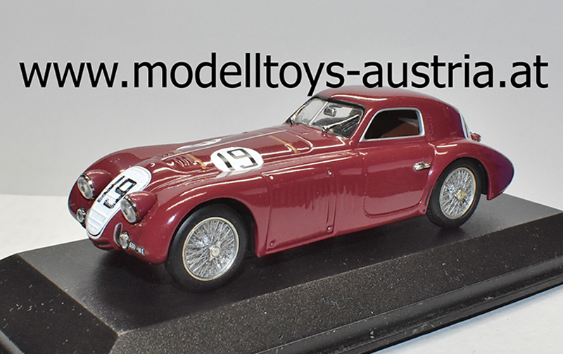 Alfa Romeo 8C 2900 B Speciale Touring Coupe 1938 Le Mans SOMMER / BIONDETTI  1:43, Modelltoys-Austria