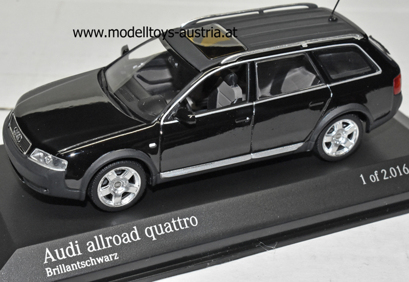 Audi A6 Avant Kombi Allroad Quattro 2.5 TDi 2000 schwarz 1:43,  Modelltoys-Austria