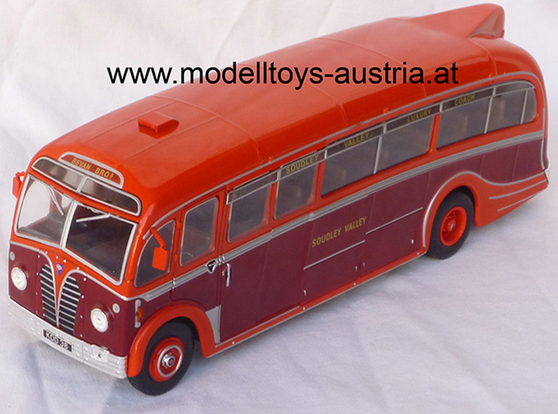 AEC REGAL III DORSAL FIN - Harrington 1950 United Kingdom 1:43 Bus Altaya,  Modelltoys-Austria