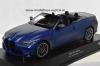 BMW G83 Cabrio M4 2021 matt blau metallik 1:18