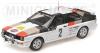 Audi Quattro Coupe 1981 Sieger Schweden Rally Hannu MIKKOLA / Arne HERTZ 1:18