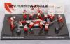 Toyota TF 102 Panasonic Racing 2002 Alan mc NISH Pitstop Diorama 1:43 Minichamps