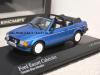 Ford Escort III Cabriolet 1983 blue metallic 1:43