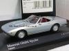 Maserati Ghibli Cabriolet Spider 1969 silver metallic 1:43