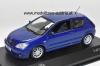 Toyota Corolla E12 Schrägheck 2-türig 2001 - 2007 blau 1:43