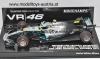 Mercedes AMG Petronas F1 W08 EQ Power+ 2019 Valentino ROSSI Ride Swop 10th December VALENCIA 1:43