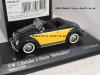 VW Käfer HEBMÜLLER Cabrio 1949 gelb / schwarz 1:43