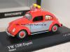 VW Käfer 1200 Export 1951 mit Motor SINALCO rot 1:43