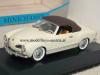 VW Karmann Ghia Cabriolet Soft Top 1957 white 1:43