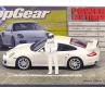 Porsche 911 997 Coupe GT2 2007 white TOP GEAR The Stig 1:43