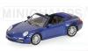 Porsche 911 997 Cabriolet Carrera 4S 2008 blue metallic 1:64