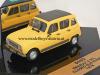 Renault 4 GTL 1978 closed Sun Roof yellow 1:43