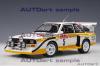 Audi Sport Quattro S1 1985 Rally Sieger San Remo Walter RÖHRL / Christian GEISTDÖRFER 1:18 AutoArt