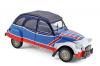 Citroen 2CV 2 CV BASKET 1976 white / blue / red 1:18