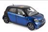 Smart Forfour 2015 schwarz & blau 1:18