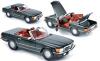 Mercedes Benz R107 Cabriolet 300 SL 1969 black 1:18