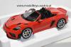Porsche 718 Boxster 982 Spyder RS Cabriolet 2023 red 1:18