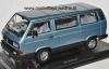 VW T3 Bus Multivan 1990 light blue metallic 1:18