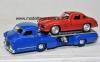 Mercedes Benz Renntransporter 1954 / 1955 Das blaue Wunder + Mercedes 300 SL 1:64