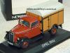 Opel Blitz 1949 Viehtransporter rot / schwarz 1:43