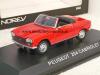 Peugeot 204 Cabriolet 1967 red 1:43