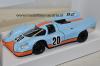 Porsche 917 K Kurzcheck 1973 Gulf blau / orange 1:43