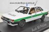Audi 80 Limousine POLIZEI 1979 weiss / grün 1:43
