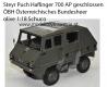 Steyr Puch Haflinger 700 AP geschlossen ÖBH Österreichisches Bundesheer olive 1:18 Schuco