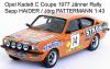 Opel Kadett C Coupe 1977 Jänner Rally Sepp HAIDER / Jörg PATTERMANN 1:43