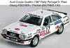 Audi Coupe Quattro 1987 Rally Portugal 6. Platz Georg FISCHER / Thomas ZELTNER 1:43