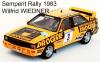 Audi Quattro A2 1983 Wilfrid WIEDNER / Franz ZEHETNER Semperit Rally 1:43