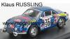 Renault Alpine A110 A 110 1973 Rally Monte Carlo Klaus RUSSLING / Wolfgang WEISS 1:43