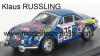 Renault Alpine A110 A 110 1973 Rallye Monte Carlo Klaus RUSSLING / Wolfgang WEISS 1:43