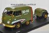 VW T1 Transporter Kool Kombi Army Fighter 2023 grün 1:18