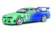 Nissan Skyline R34 GT-R 2001 JGTC Falken 1:18