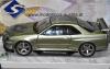 Nissan Skyline R34 GT-R 1999 light green metallic 1:18