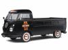 VW T1 Pritschenwagen Transporter Bulli Pick up 1950 mit Surfbrett HARLEY DAVIDSON black 1:18