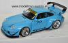 Porsche 911 993 Coupe RWB Rauh Welt 2018 SHINGEN blau 1:18