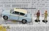 Ford Anglia Flying Harry POTTER blau / weiss mit Harry und Ron Figuren 1:43