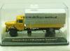 Mercedes Benz L3500 mit Plane Deutsche Bundespost yellow 1:43