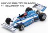 Ligier JS7 Matra 1977 Niki LAUDA F1 Test Zandvoort 1:43