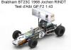 Brabham BT23C 1968 Jochen RINDT Test d\'Albi GP F2 1:43