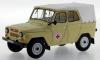 UAZ 469 BG 1977 Russian Medical Ambulance RED CROSS 1:43