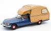 Citroen DS19 ID 19 Camper Wohnmobil 1973 blau / gold 1:43