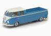 VW T1 Doka Double cabin long berth 1961 white / blue 1:43