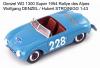 Denzel WD 1300 Super 1954 Rallye des Alpes Wolfgang DENZEL / Hubert STROINIGG 1:43