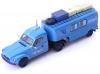 Citroen Acadiane with Trailer Camping Sattelzug Gauloises Truckente 1981 blue 1:43